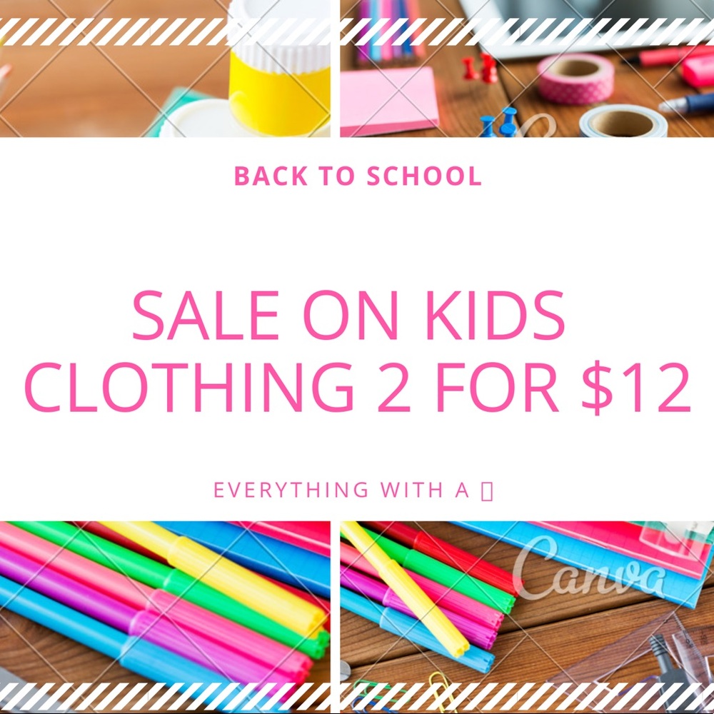 Back to School Kids sale💜